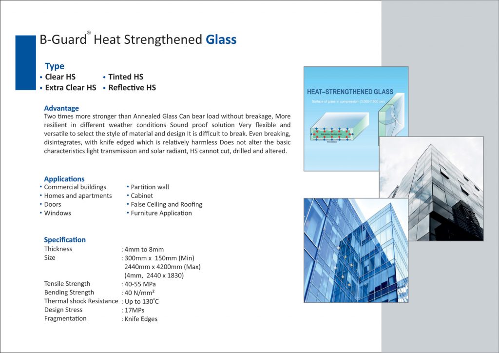 Heat Strengthened Glass - B-GUARD