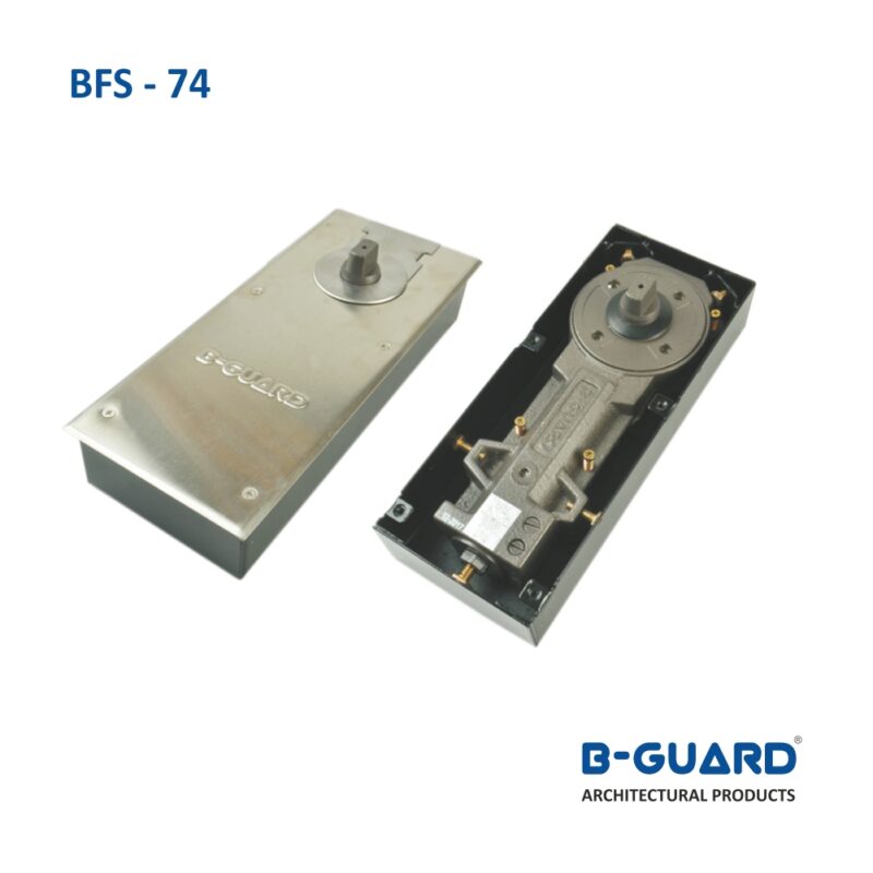 Floor Spring With 90° Hold Open (En 2) With Satin Finish (BFS-74)