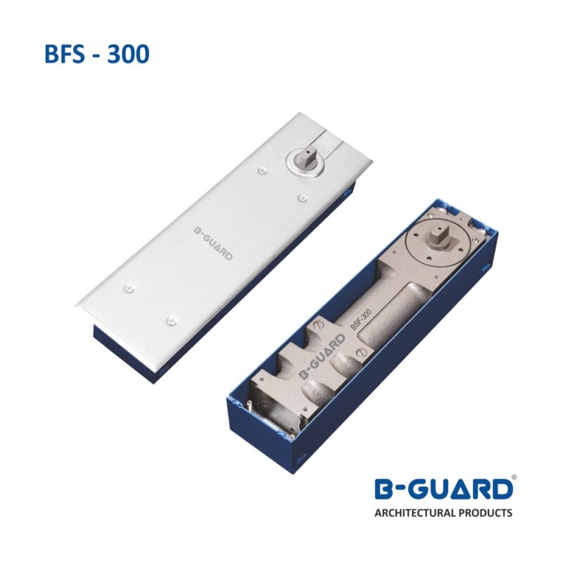 Floor Spring With 90° Hold Open In Both Direction Mix. Opening 360° With Satin Finish(BFS-300)