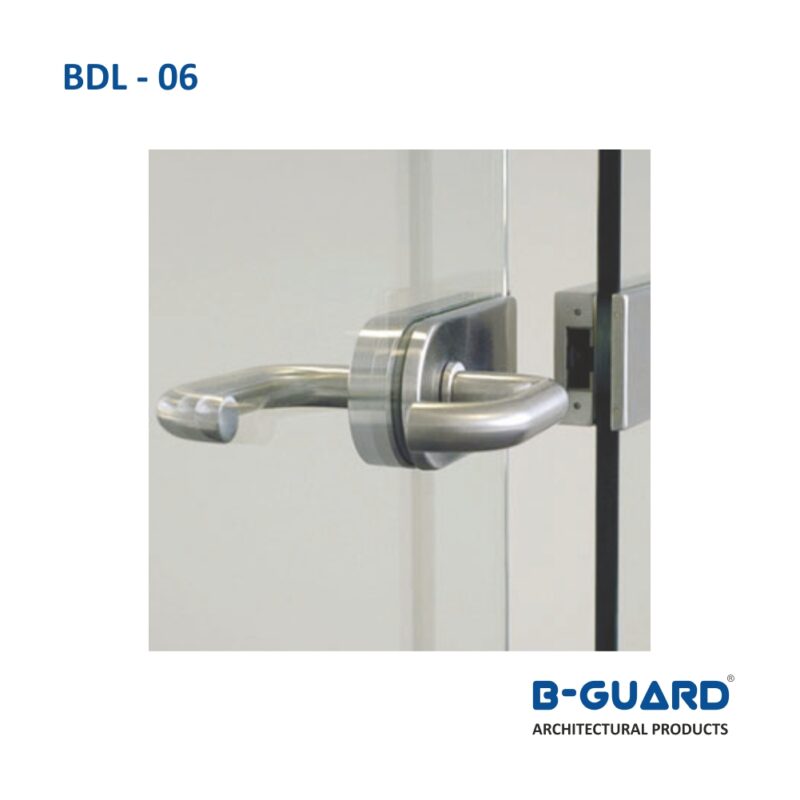 Door Lock For Glass To Wall And Both Side Lever Handle (For Both Side Opening Door) With Satin Finish(BDL-06 ) - Image 4