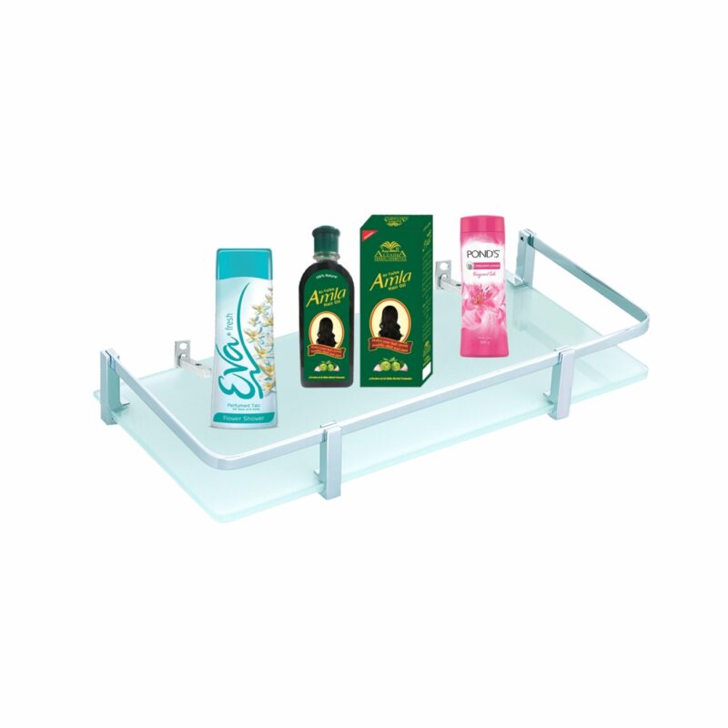 6mm Clear Frosted Toughened Square Glass Shelves (5x18)(EGS-518) - Image 3