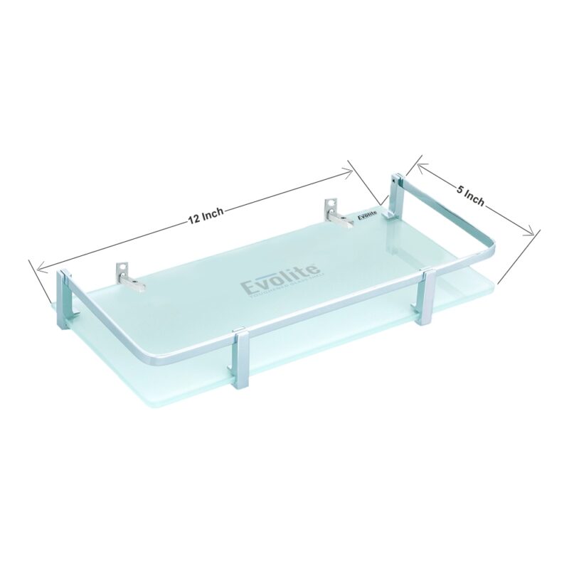 6mm Clear Frosted Toughened Square Glass Shelves (5x18)(EGS-518) - Image 4