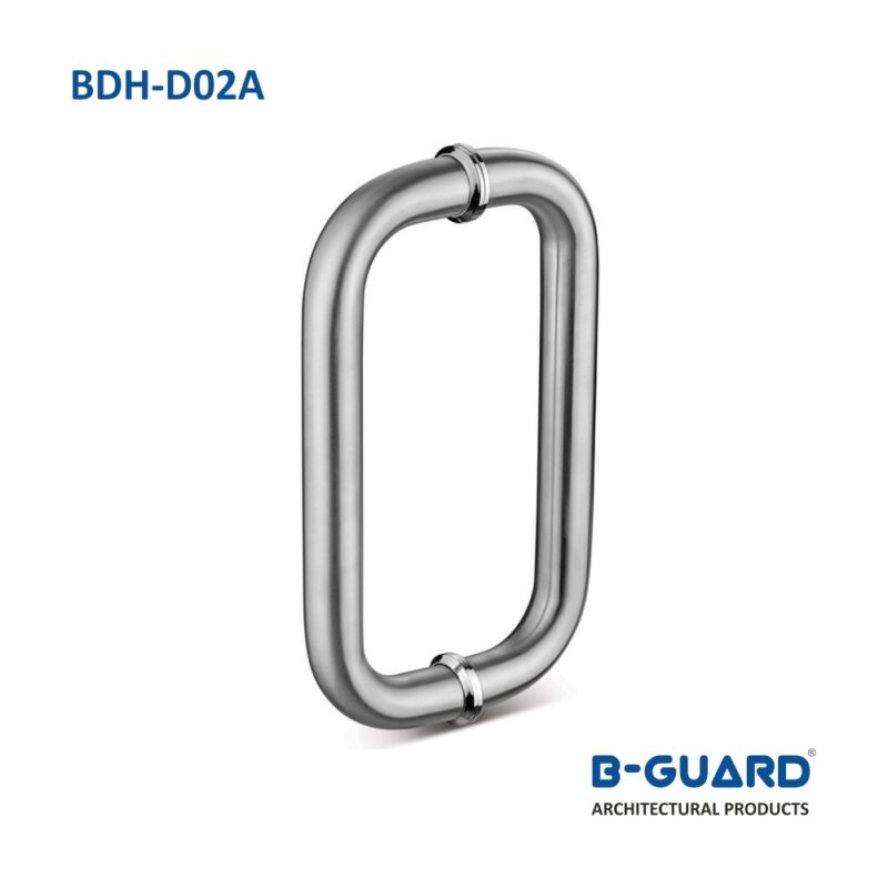 Handle D-Type For Glass Door With Satin Finish(BDH-D02A)