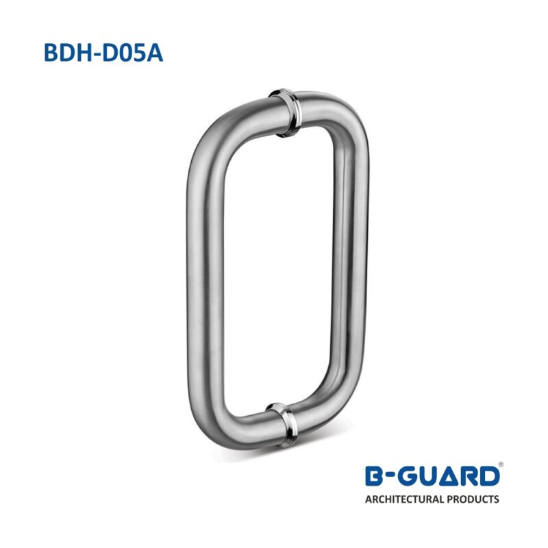 Handle D-Type For Glass Door With Satin Finish(BDH-D05A)