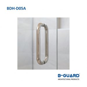 Handle D-Type For Glass Door With Satin Finish(BDH-D05A)
