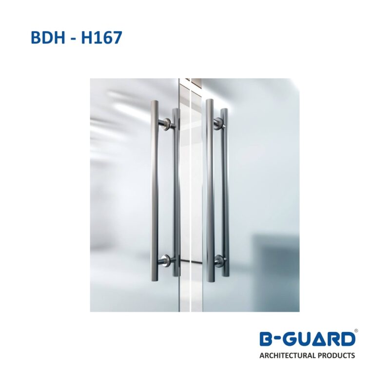 Adjustable Handle H-Type For Glass Door(BDH-H167) - Image 4