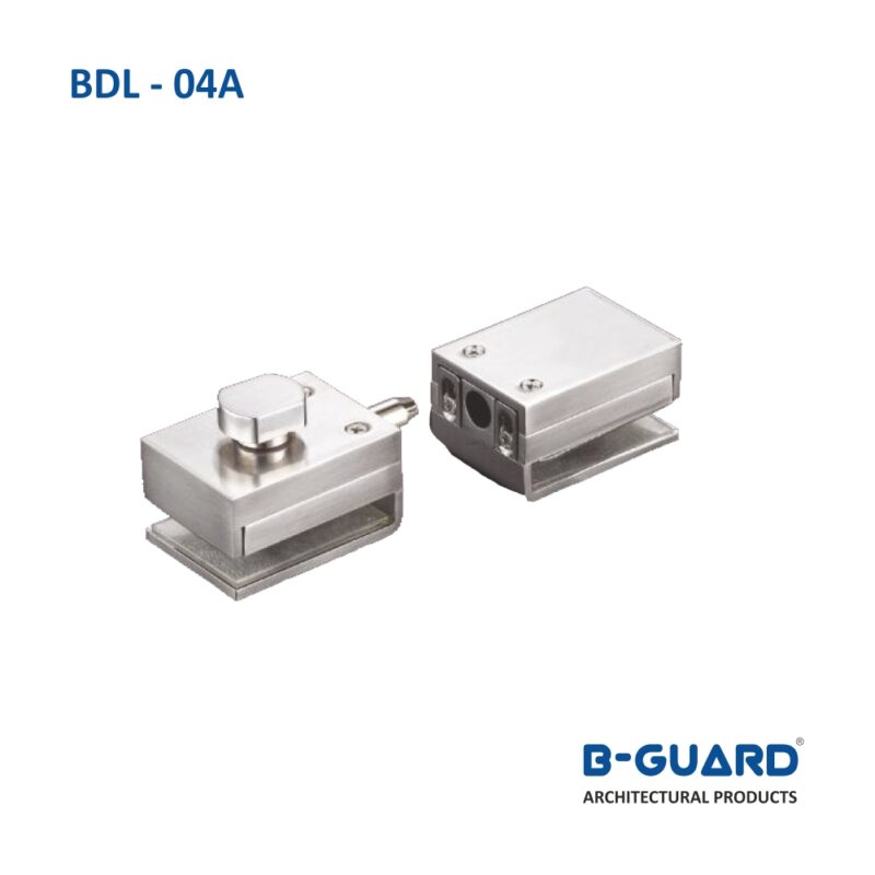 Door Lock For Glass To Glass One Side Knob With Strike Box With Satin Finish(BDL-04A)