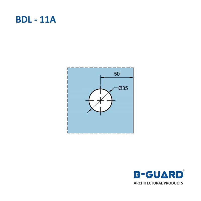 Sliding Glass Door Lock For Glass to Glass(BDL-11A) - Image 2