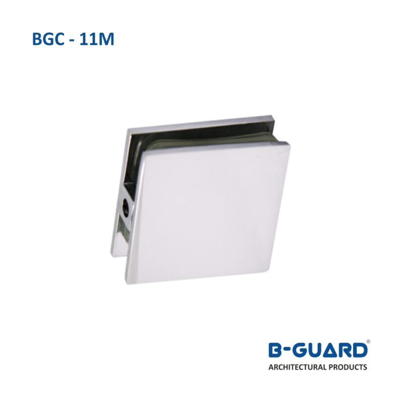 Connector To Join Glass Panel To Wall Or Floor Thickness 4mm With Mirror Finish(BGC-11M)