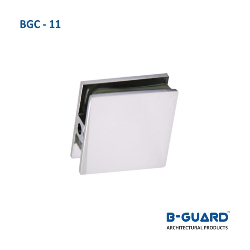 Connector To Join Glass Panel To Wall Or Floor Thickness 4mm With Satin Finish(BGC-11)