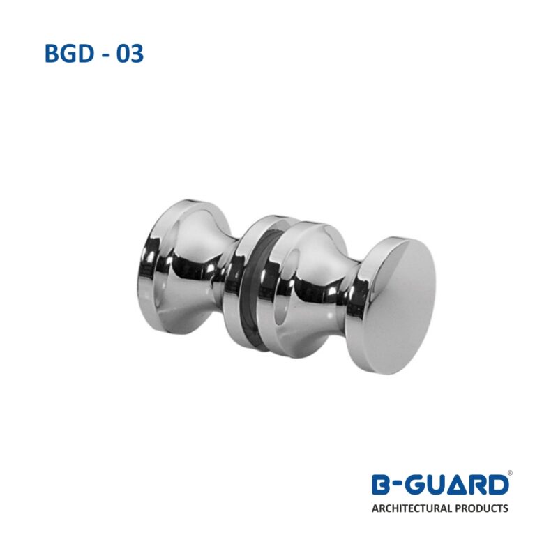 Glass Door Knob Ø30×30mm With Mirror Finish(BGD-03)