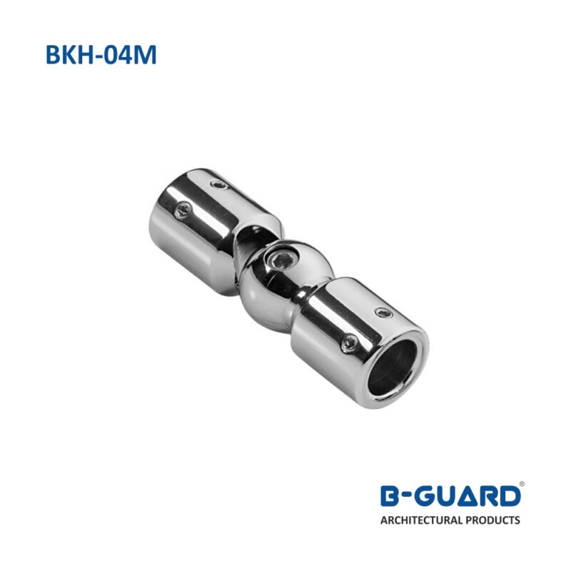 Connector To Join Two Supporting Pipes With Mirror Finish (BKH-04M)