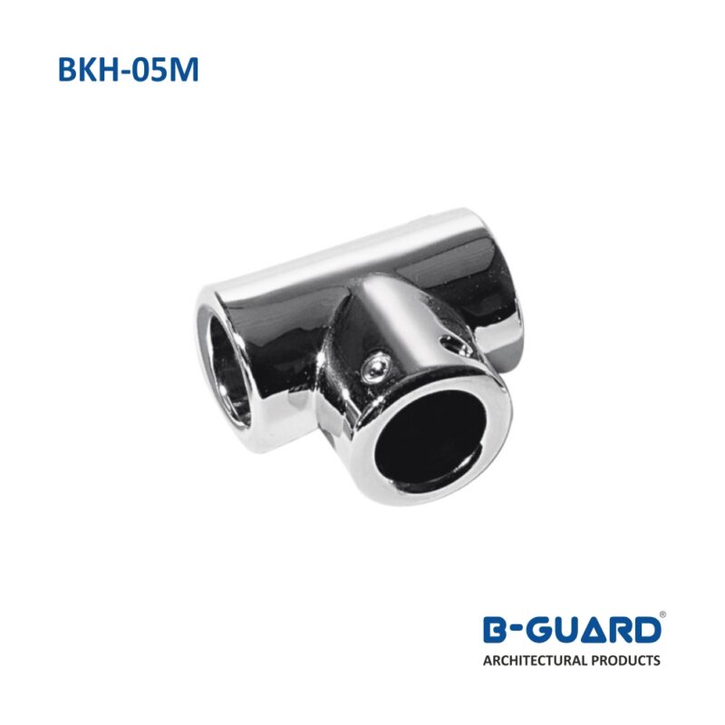 Connector To Join Three Pipes (T Type) With Mirror Finish(BKH-05M)