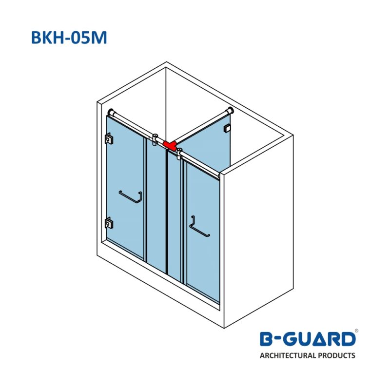 Connector To Join Three Pipes (T Type) With Mirror Finish(BKH-05M) - Image 3