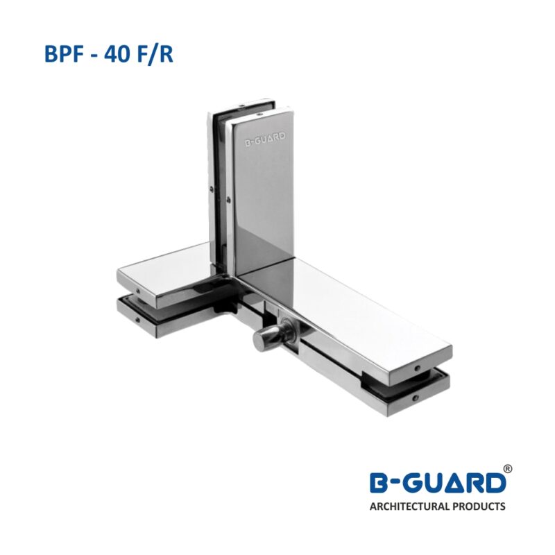 Over Panel Side Panel Connector With Fin Fitting Right / Left With Satin Finish(BPF-40F R)