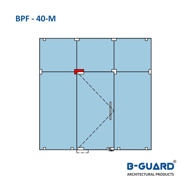 Door Patch To Connect Over Panel With Side Panel With Mirror Finish(BPF-40M) - Image 3