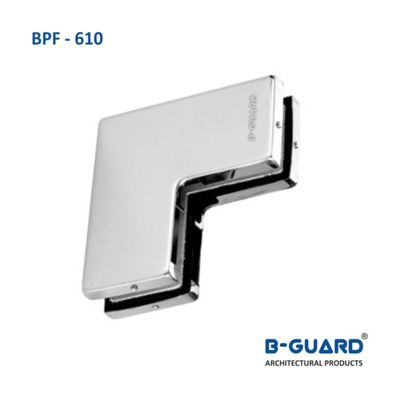 Corner Patch To Connect 2 Glass Panels With Satin Finish(BPF-610)
