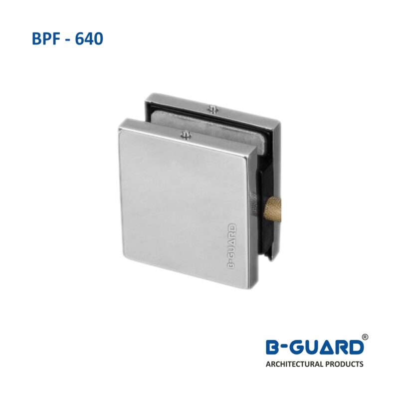 Wall To Fix Glass Connector With Satin Finish(BPF-640)