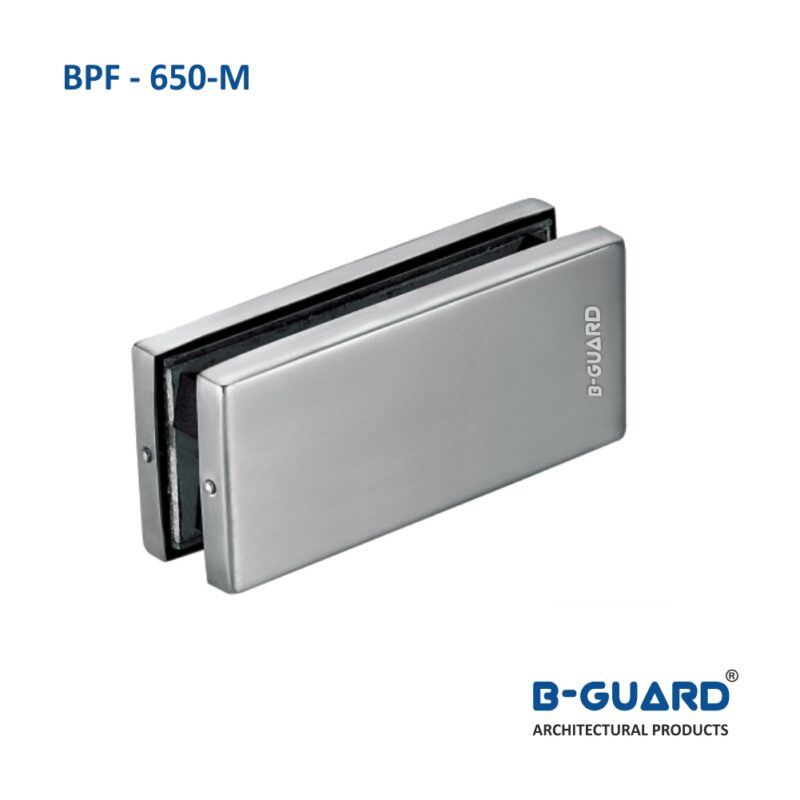 Glass To Glass Connecting With Wall With Mirror Finish(BPF-650M)