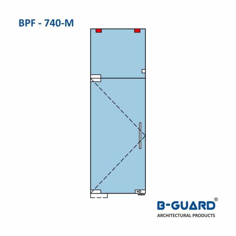 Wall To Fix Glass Connector With Mirror Finish(BPF-740M) - Image 4