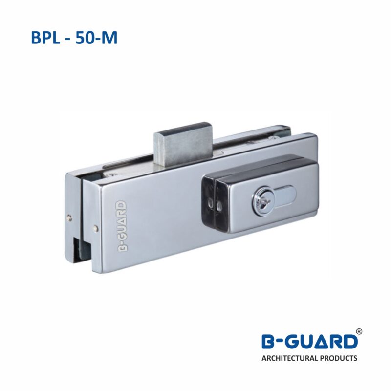 Corner Patch Lock To Secure Swing Door With Mirror Finish (BPL-50M)