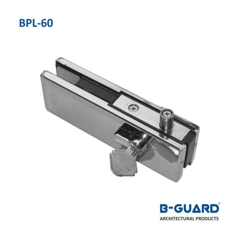 Corner Patch Lock To Secure Swing Doors With Satin Finish(BPL-60)