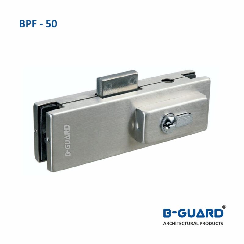 Corner Patch Lock To Secure Swing Door With Satin Finish(BPL-50)