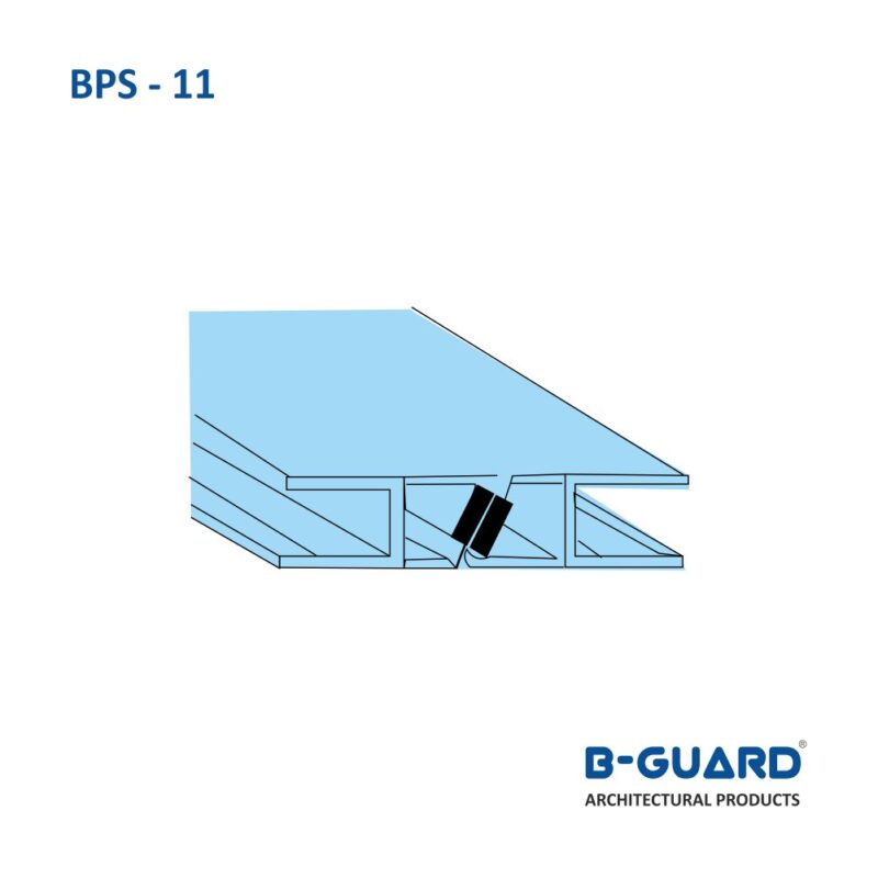 Magnetic Plastic Seal For Sliding Glass Door At 180°( BPS-11)