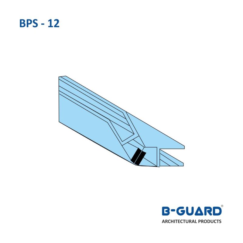 Magnetic Plastic Seal For Sliding Glass Door At 135°( BPS-12)