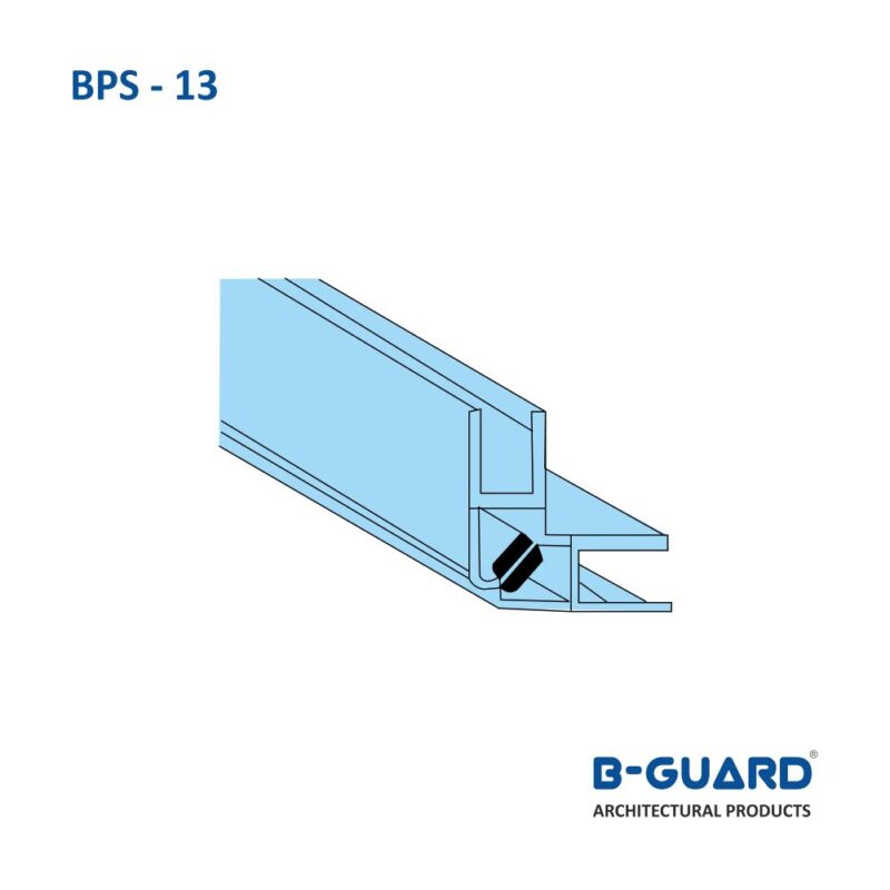 Magnetic Plastic Seal For Sliding Glass Door At 90°( BPS-13)