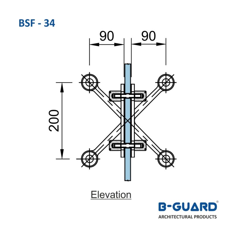 Four Way Fin Spider (BSF-34) - Image 2