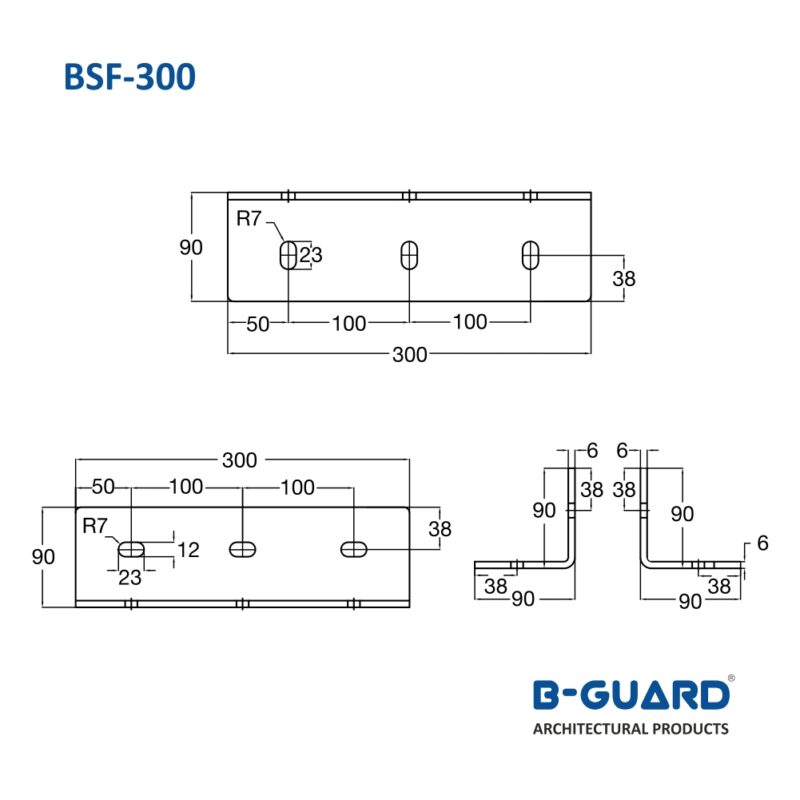 Splice Plate 300mm(BSP-300) - Image 2