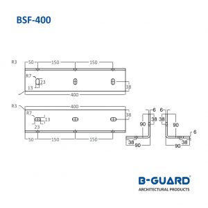 Fin Plate 400mm(BSF-400)