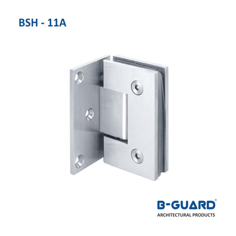 Offset Hinge To Join Glass Door With Wall With Mirror Finish(BSH-11A)