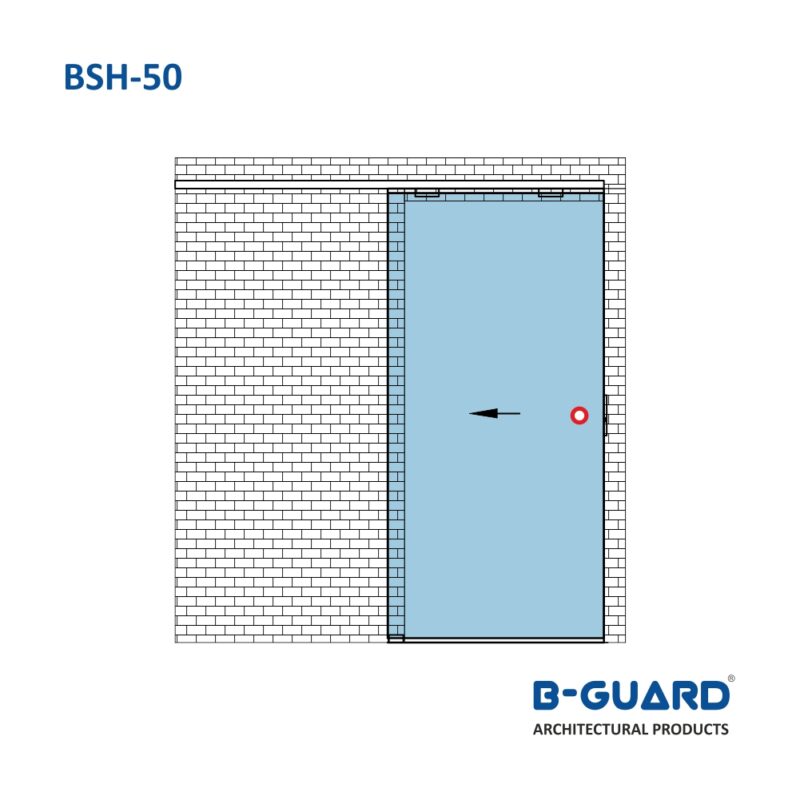 Sliding Glass Door Handle(BSH-50) - Image 3