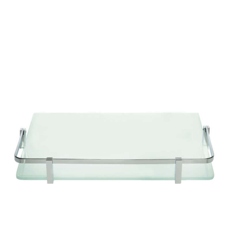 6mm Clear Frosted Toughened Square Glass Shelves(9x12)(EGS-P912)