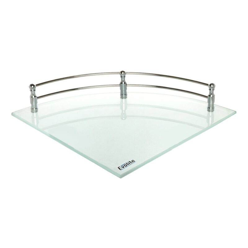 6mm Clear Frosted Toughened Corner Glass Shelf (9x9)(EGS-099) - Image 3