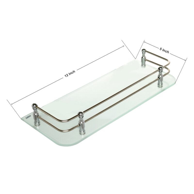 6mm Clear Frosted Toughened Square Glass Shelf(5x15)(EGS-515) - Image 2