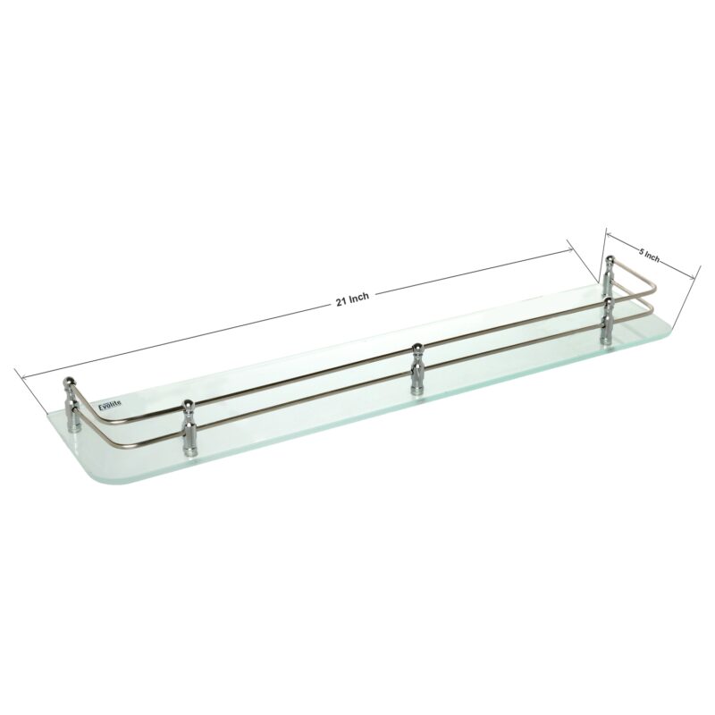 6mm Clear Frosted Toughened Square Glass Shelves(5x21)(EGS-521) - Image 2
