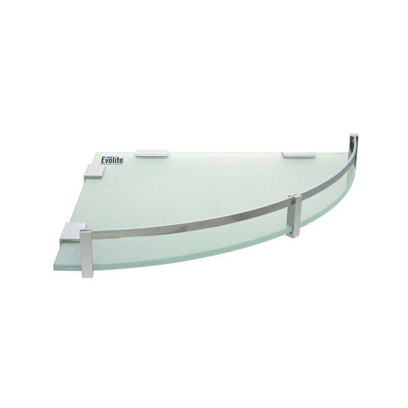 6mm Clear Frosted Toughened Corner Glass Shelves(12x12)(EGS- P1212)