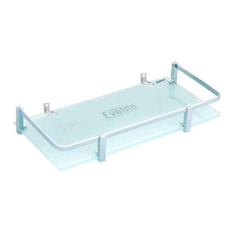 6mm Clear Frosted Toughened Square Glass Shelves (5x18)(EGS-518)