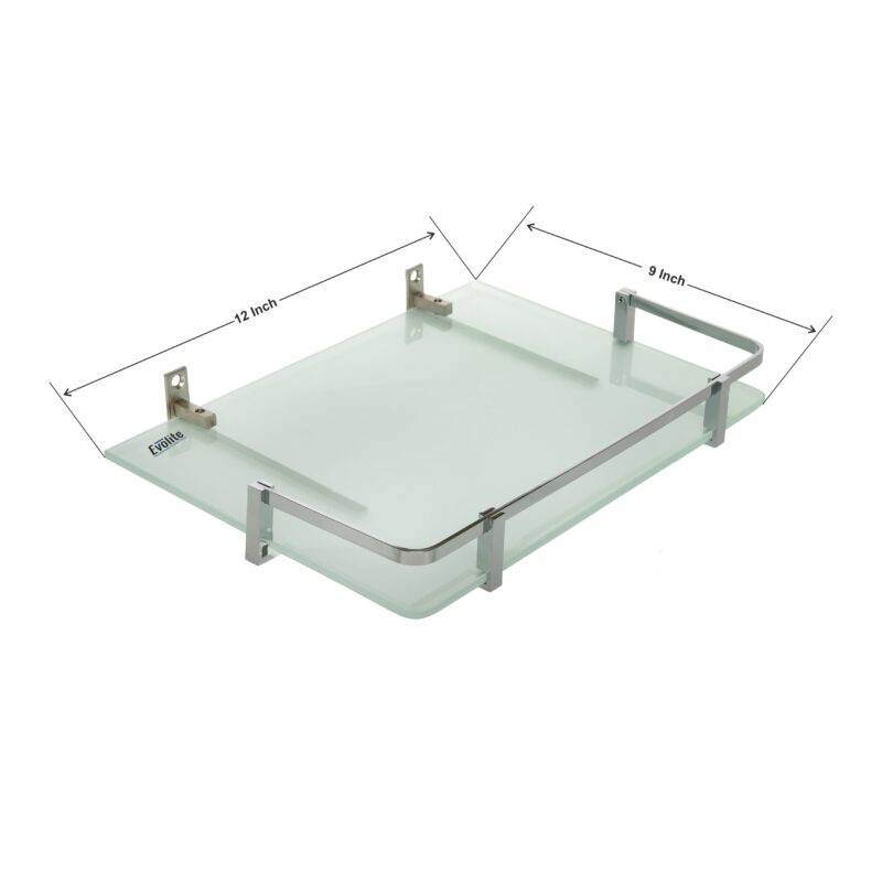 6mm Clear Frosted Toughened Square Glass Shelves(9x12)(EGS-P912) - Image 4