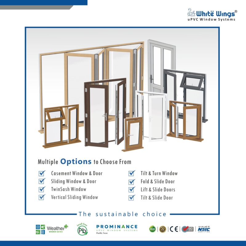 Biofold upvc window
